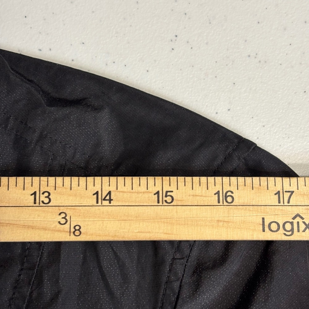 Talbots Utility Field Jacket 16 Black Metallic Cotton Blend Lightweight Coat - Picture 7 of 13